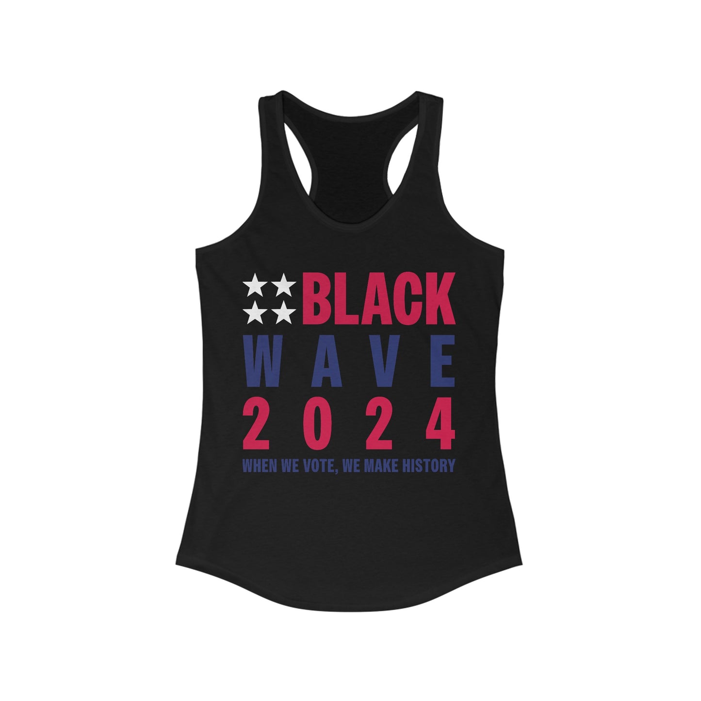 BLACKWAVE2024 - Women's Ideal Racerback Tank