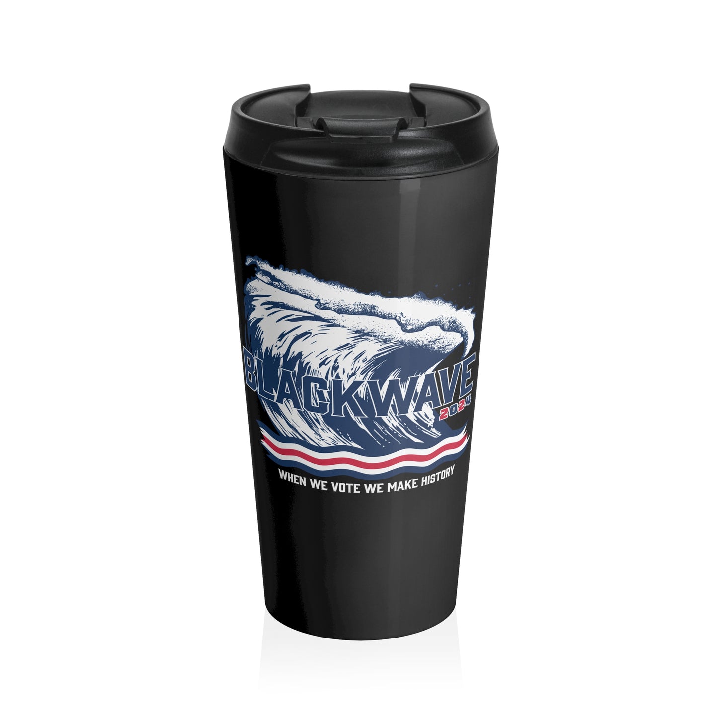 BlackWave2024 - Stainless Steel Travel Mug