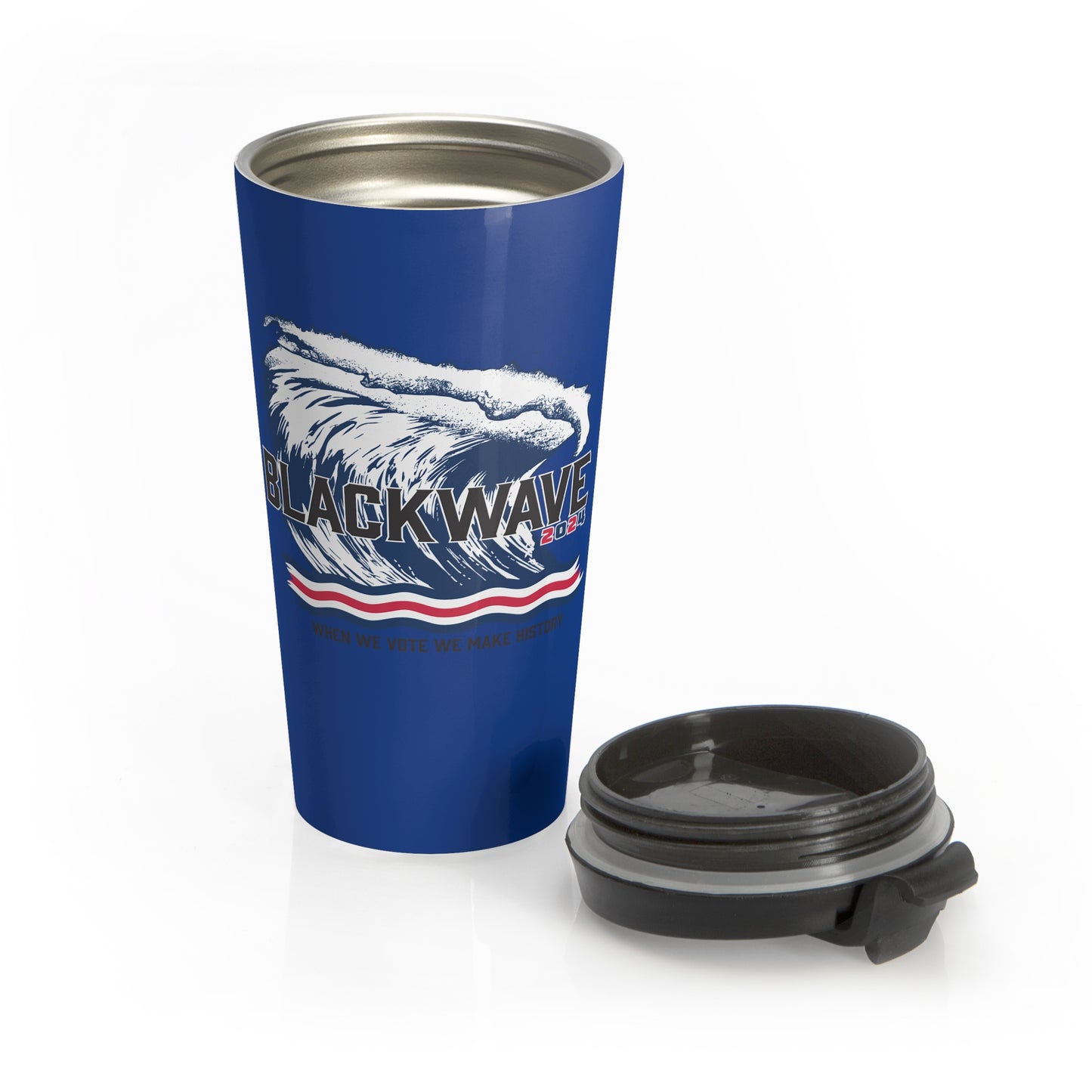 BlackeWave2024 - Stainless Steel Travel Mug