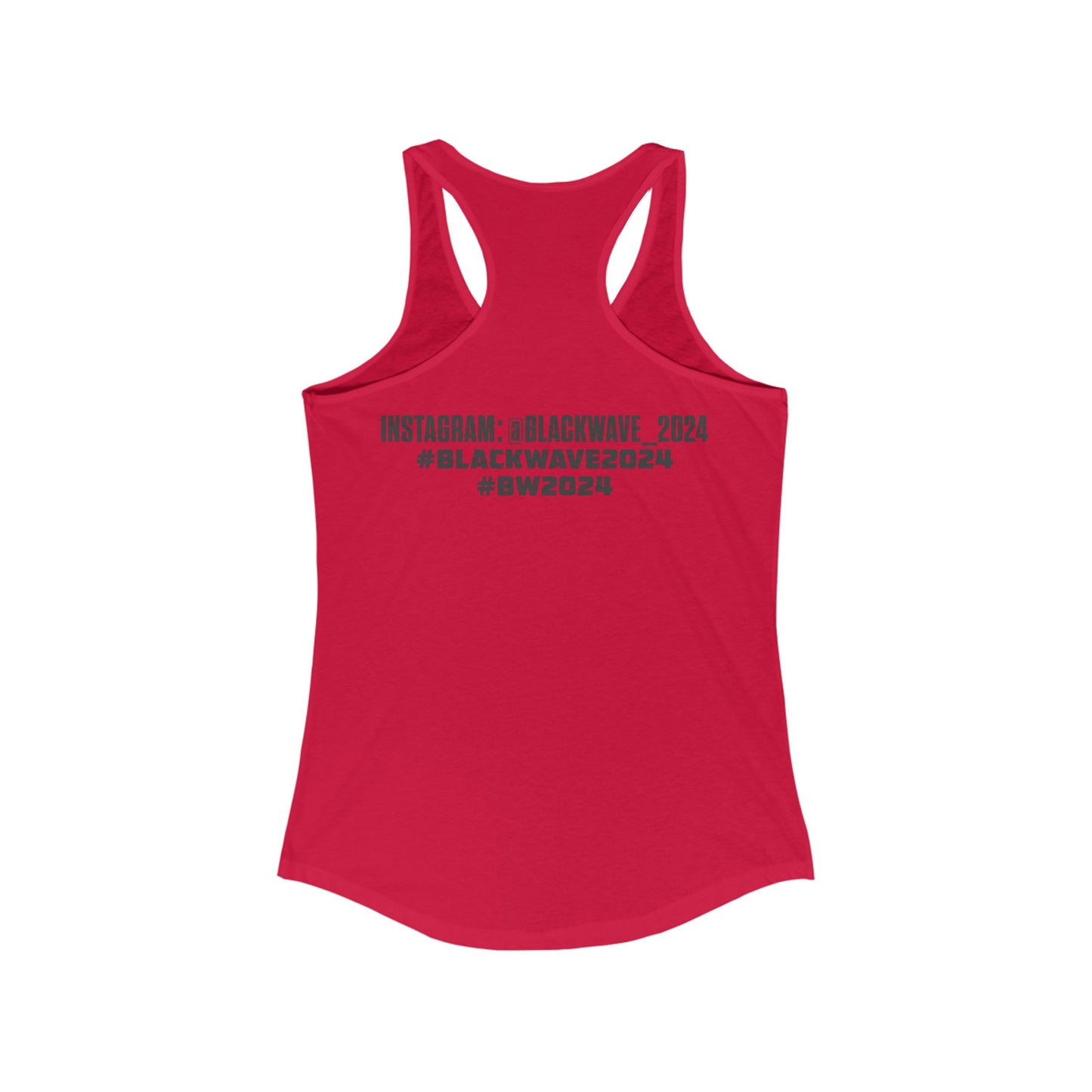 BlackWave2024 - Women's Ideal Racerback Tank