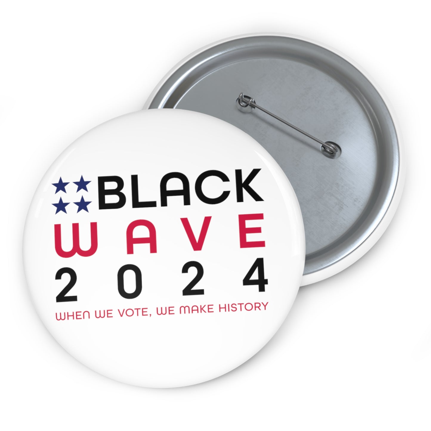 BLACKWAVE2024 Pin Buttons - Set of Two