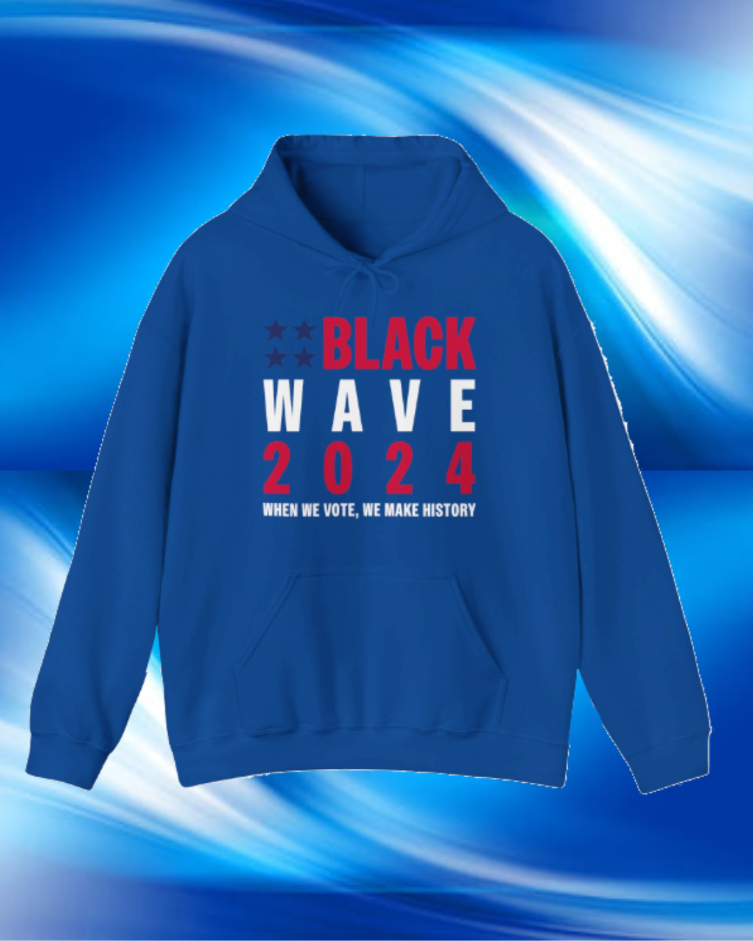 BLACKWAVE2024 - Unisex Heavy Blend™ Hooded Sweatshirt