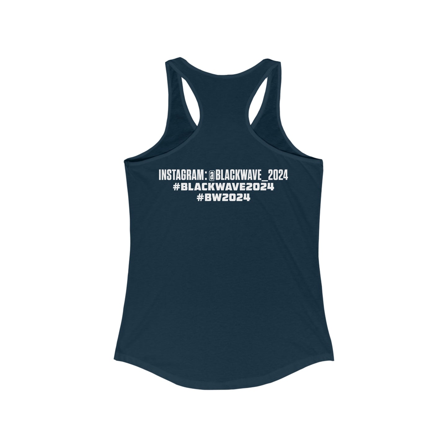 BlackWave2024 - Women's Ideal Racerback Tank