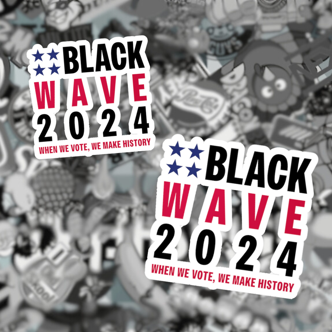 BLACKWAVE2024 - Kiss-Cut Vinyl Decals Stickers