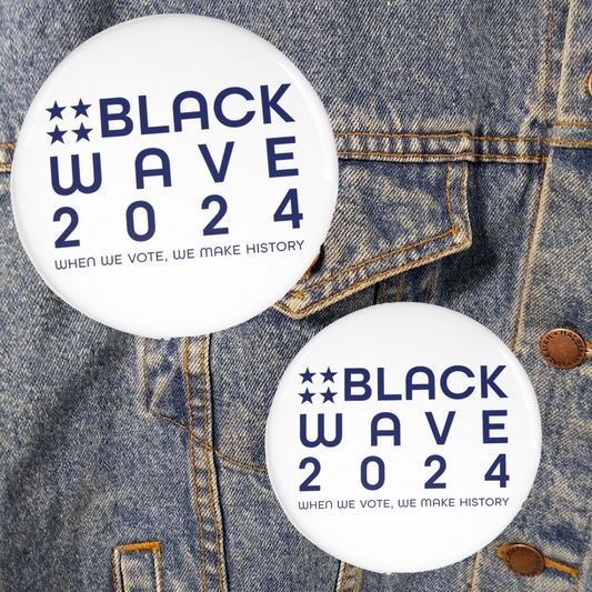 BLACKWAVE2024 Pin Buttons - Set of Two