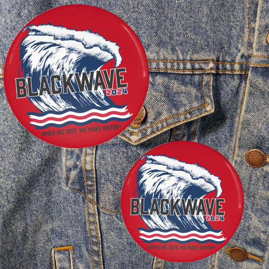 BLACKWAVE2024 Pin Buttons - Set of Two