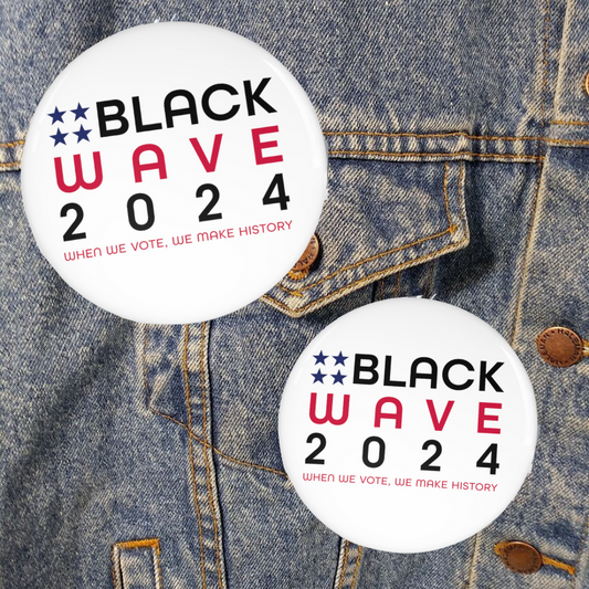 BLACKWAVE2024 Pin Buttons - Set of Two