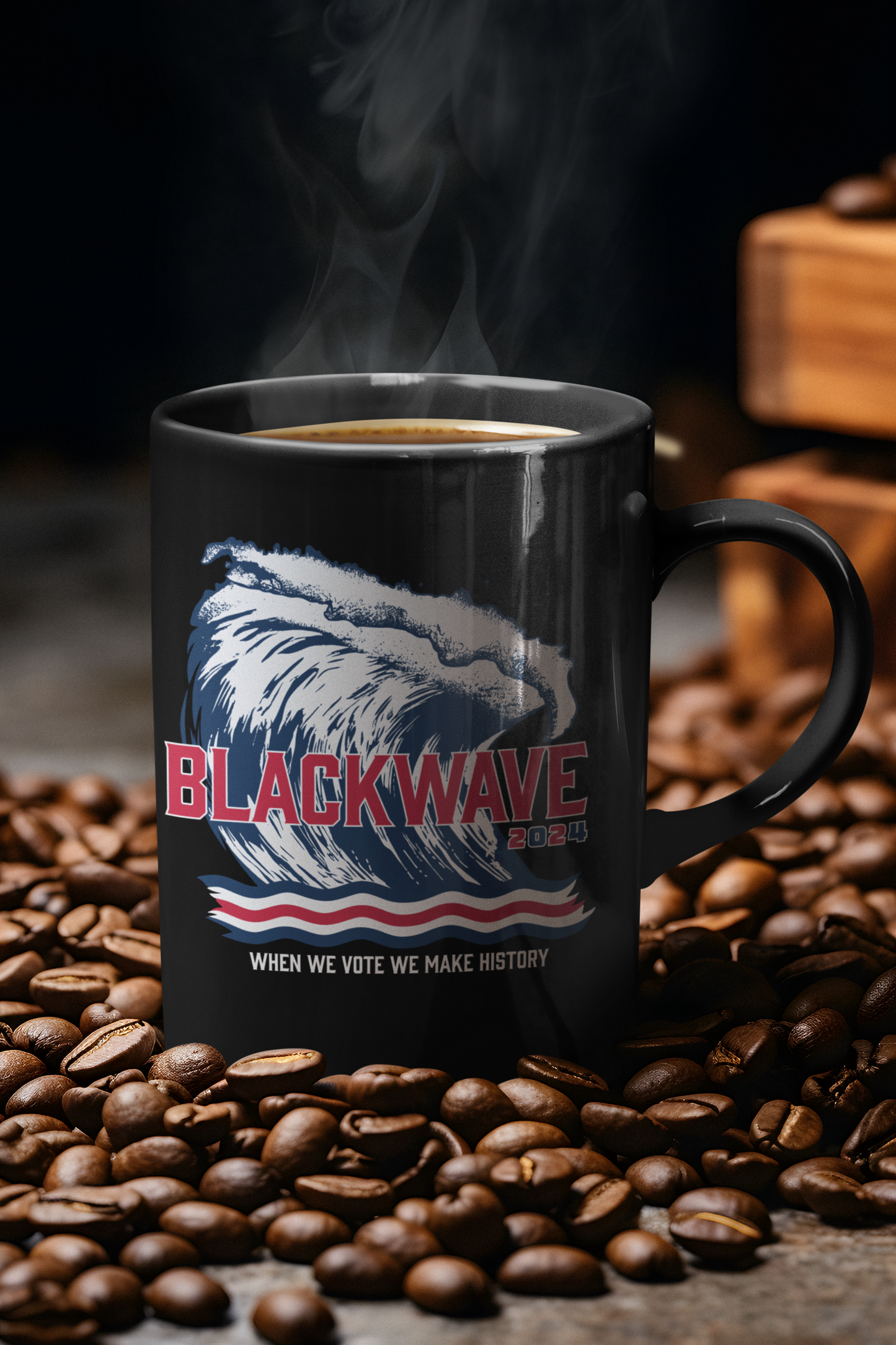 BlackWave2024 - Black Mug (11oz, 15oz)