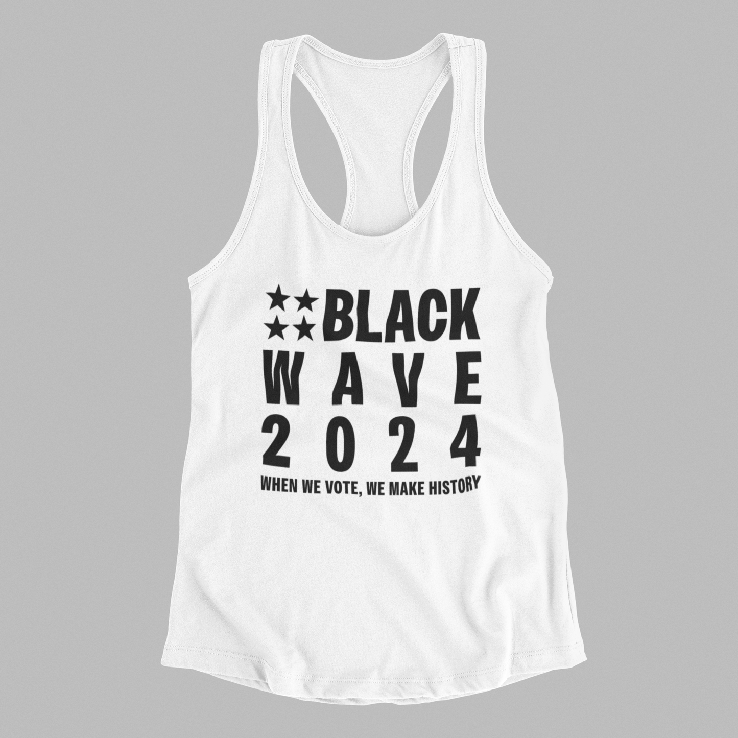 BLACKWAVE2024 - Women's Ideal Racerback Tank