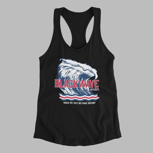 BlackWave2024 - Women's Ideal Racerback Tank