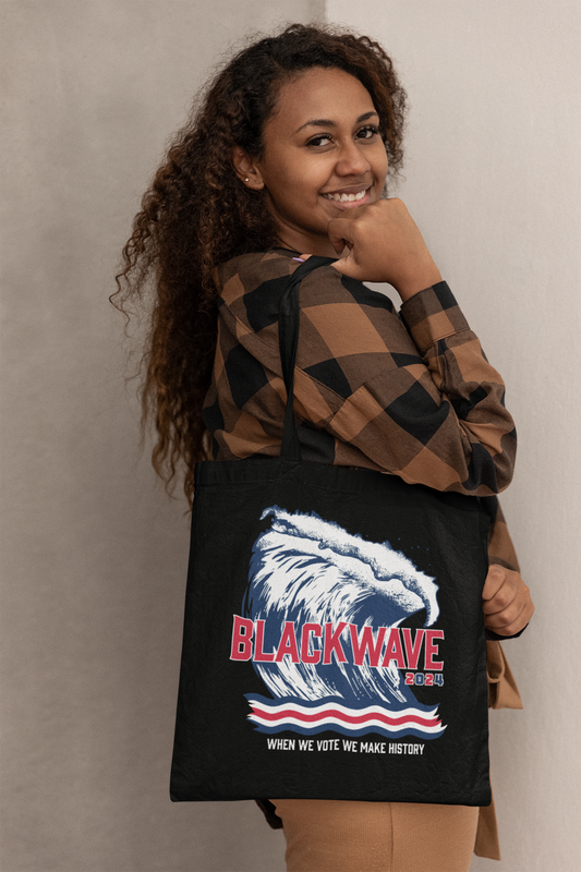 BlackWave2024 - Cotton Canvas Tote Bag